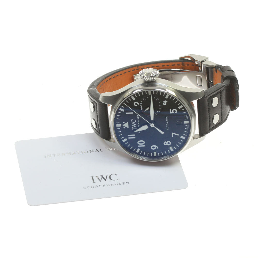 IWC Big pilot watch IW500912 7DAYS Black Dial Automatic Men's Watch_832212