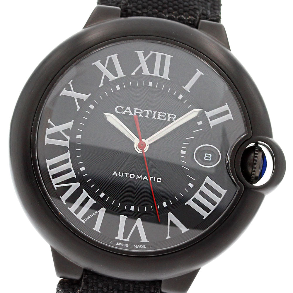 CARTIER Baron Blue 42MM WSBB0015 Date Black Dial Automatic Men's Watch_832220