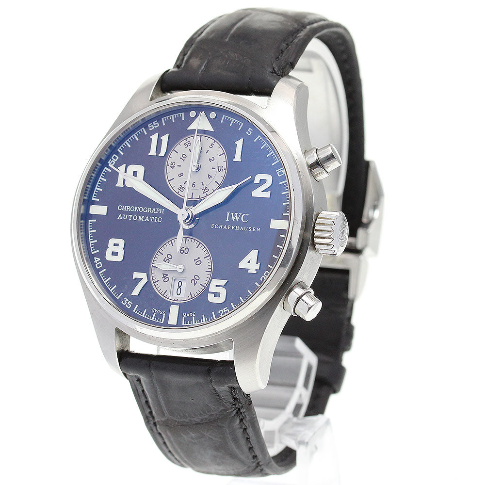 IWC SCHAFFHAUSEN Pilot's Watch Antoine de Saint Exupéry IW387806 Chronograph Dark brown Dial Automatic Men's Watch_832231