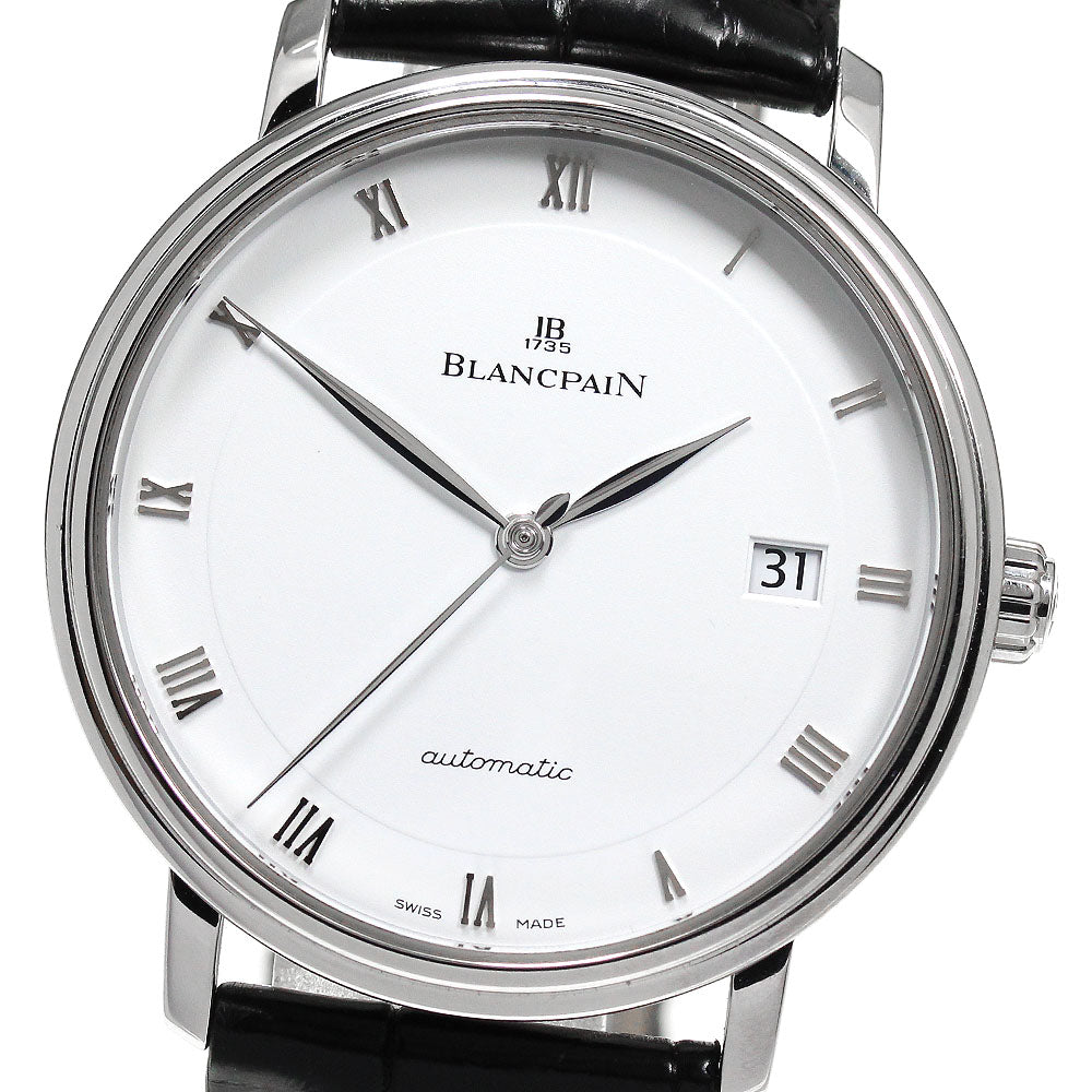 Blancpain Verlet Ultra Slim Second Hand 6223-1127-55B Date white Dial Automatic Men's Watch_832244
