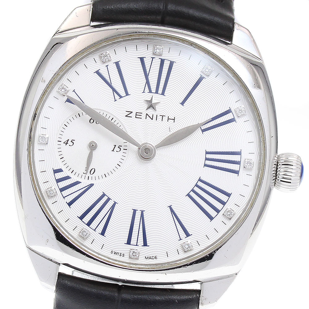 ZENITH Heritage Star 03.1970.681 12P diamond Silver Dial Automatic Ladies_832245