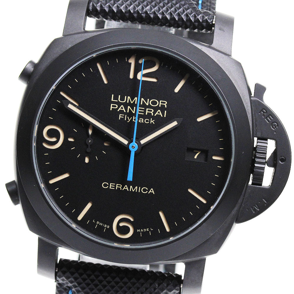PANERAI Luminor 1950 Chrono Flyback Ceramica PAM00580 AT Men's Watch_832270