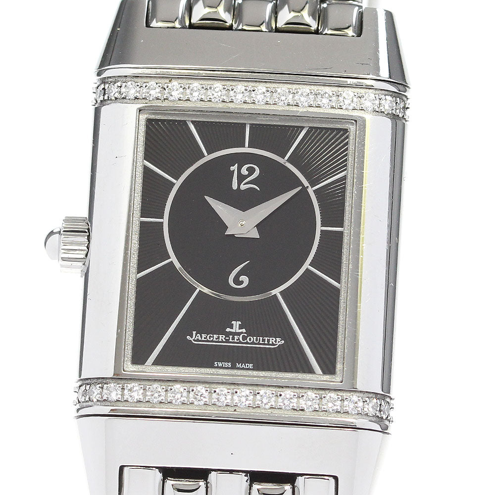 JAEGER-LECOULTRE Reverso Duet 266.8.44 Diamond Bezel Hand Winding Ladies_832287