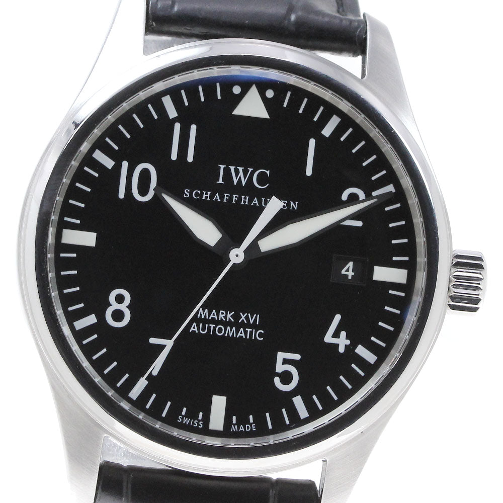 IWC SCHAFFHAUSEN Pilot's watch mark XVI IW325501 Date black Dial Automatic Men's Watch_832302