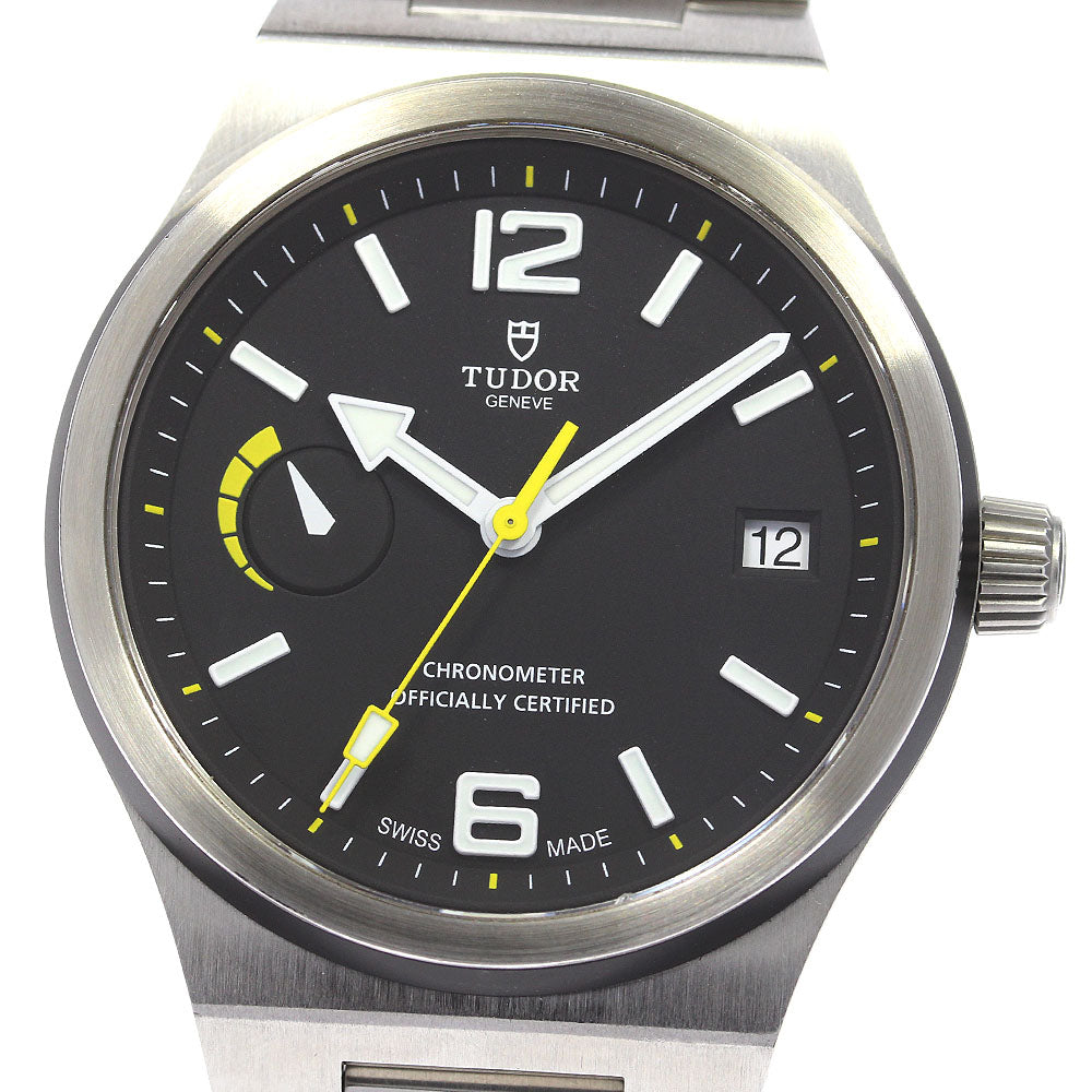 TUDOR North Flag 91210 Power reserve date black Dial Automatic Men's_832304