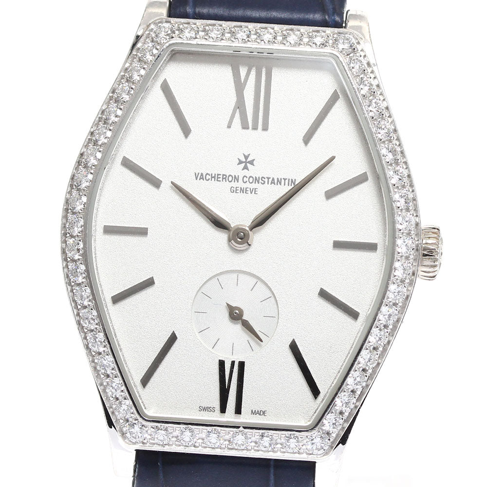 VACHERON CONSTANTIN Marte 81515/000G-9891 K18WG diamond bezel Silver Dial Hand Winding Boy's Watch_832314