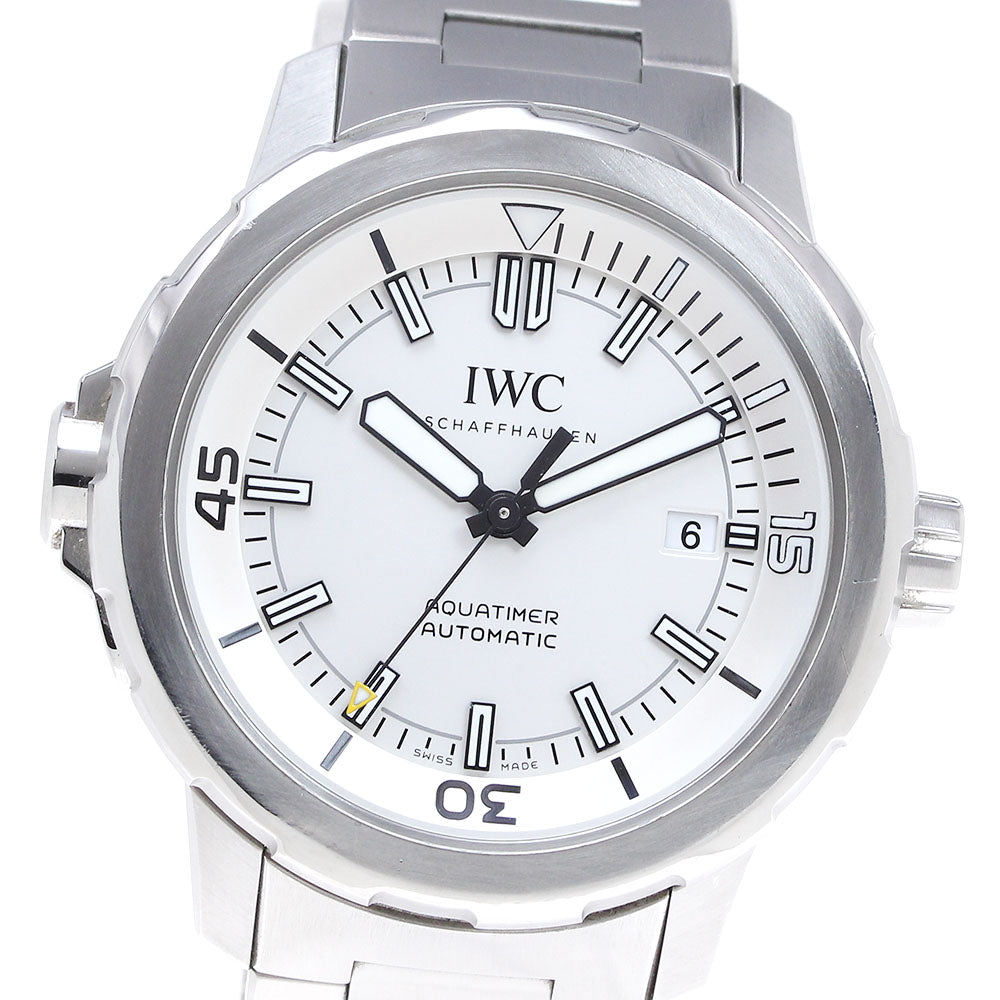 IWC SCHAFFHAUSEN Aqua timer IW329004 Date Silver Dial Automatic Men's _832323