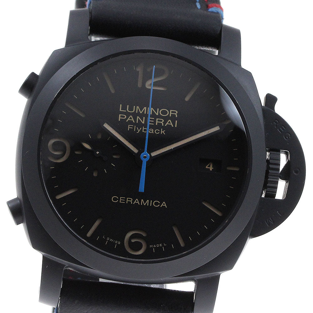 PANERAI Luminor 1950 Chrono Flyback Ceramica PAM00580 AT Men's Watch_832327