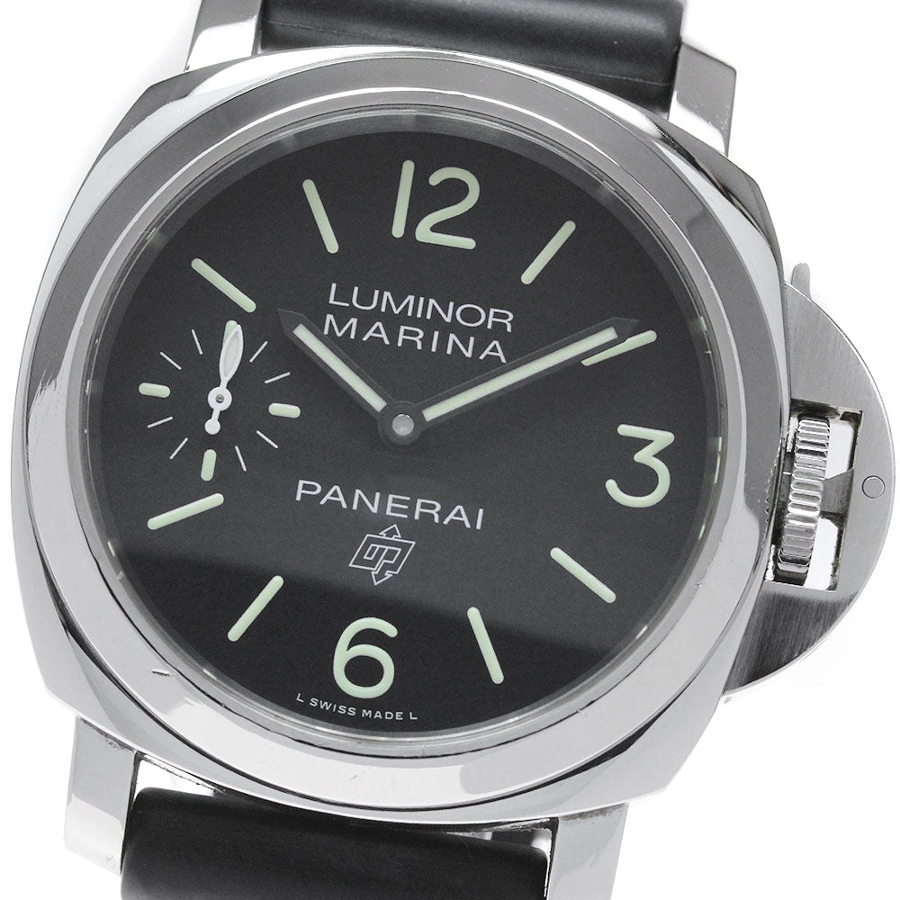 PANERAI Luminor marina logo PAM00776 black Dial Hand Winding Men's Watch_832333