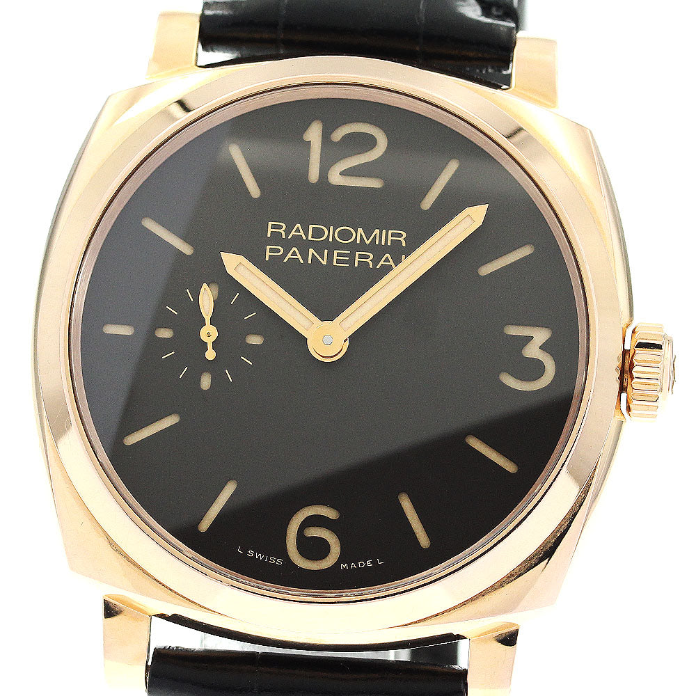 PANERAI Radiomir 1940 Oro Rosso PAM00513 K18PG small second Brown Dial Hand Winding Men's Watch_832349