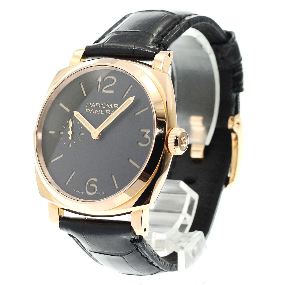 PANERAI Radiomir 1940 Oro Rosso PAM00513 K18PG small second Brown Dial Hand Winding Men's Watch_832349