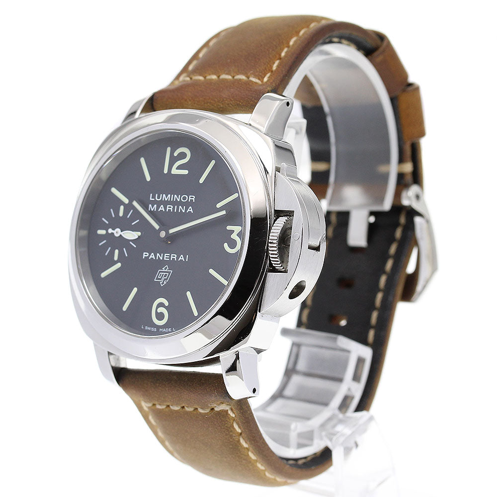 PANERAI Luminor Marina Logo Acciaio PAM01005 Hand Winding Men's Watch_832362