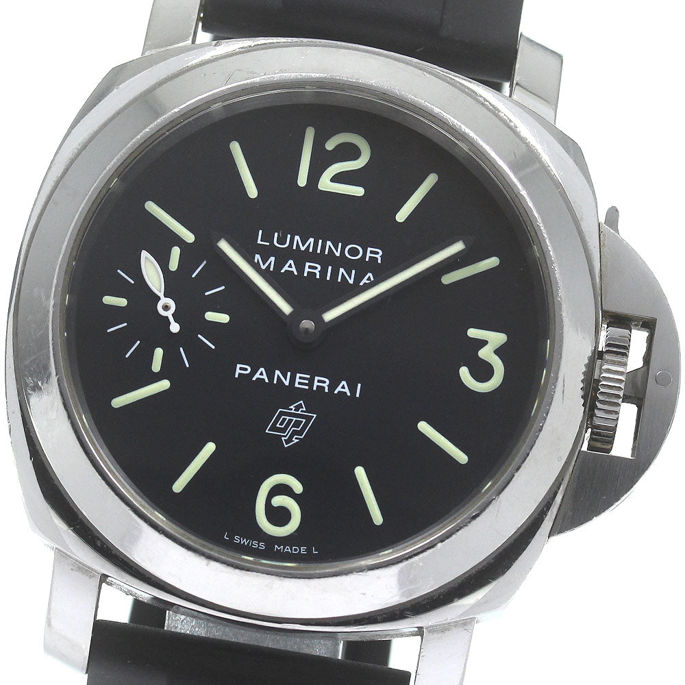 PANERAI Luminor Marina Logo Acciaio PAM01005 Hand Winding Men's Watch_832363