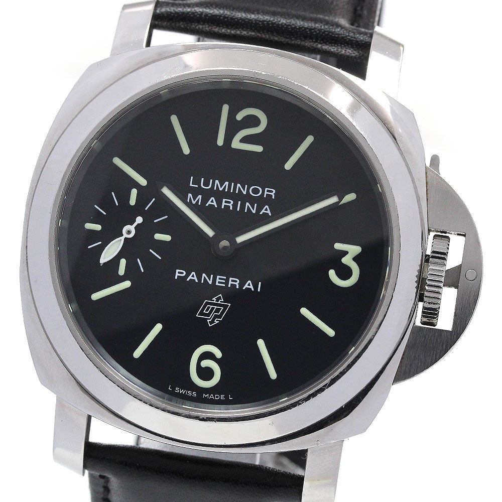 PANERAI Luminor Marina Logo Acciaio PAM01005 Hand Winding Men's Watch_832365