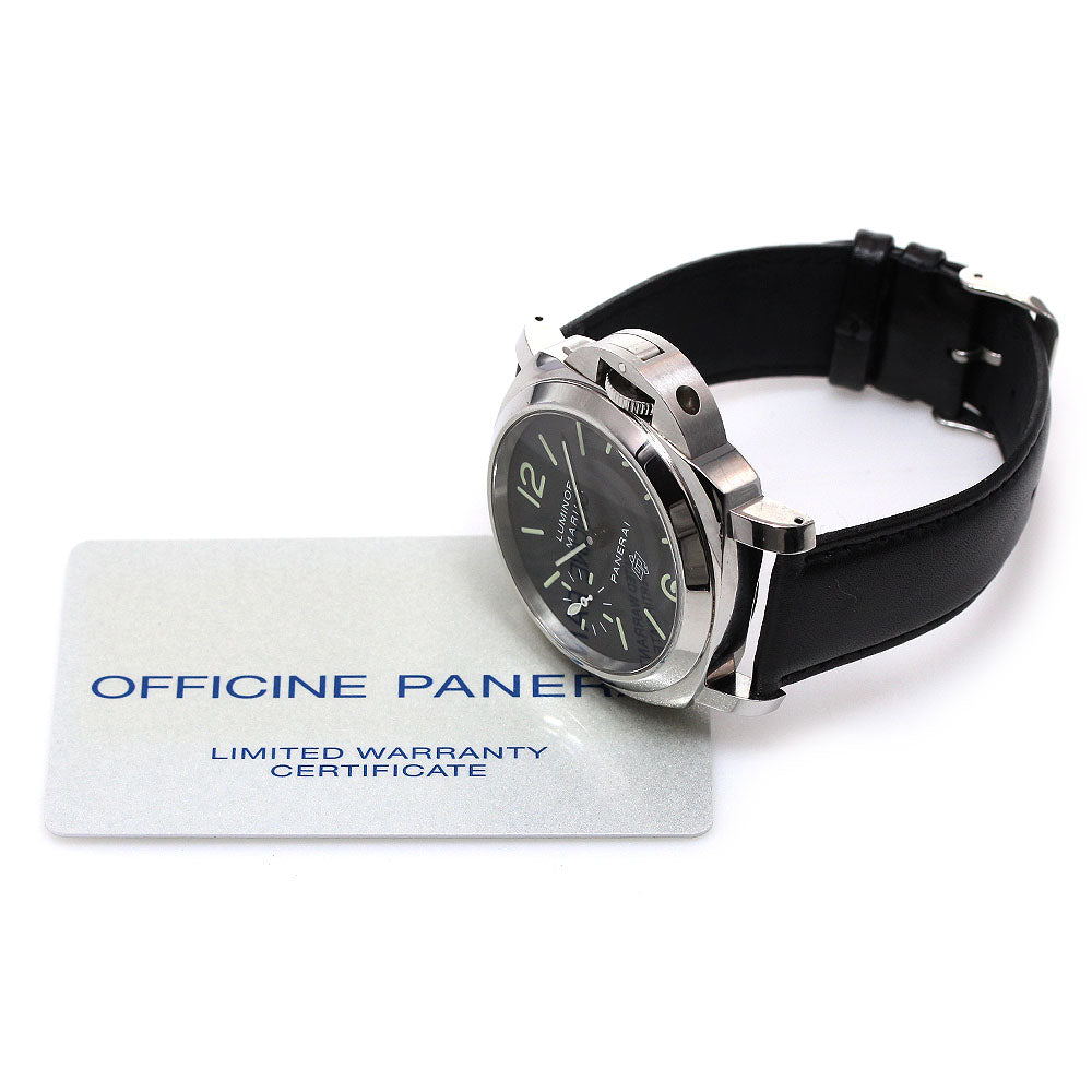 PANERAI Luminor Marina Logo Acciaio PAM01005 Hand Winding Men's Watch_832365