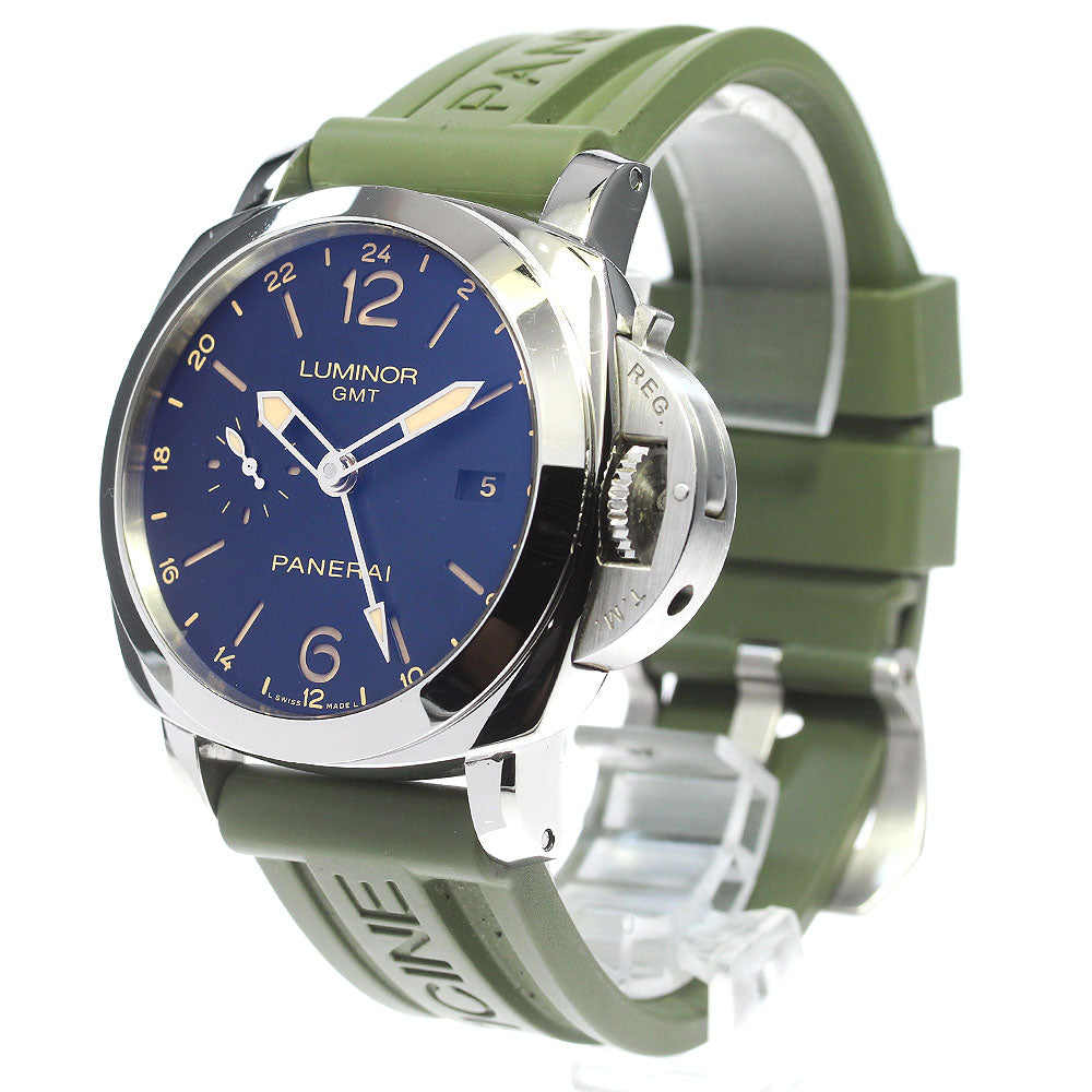 PANERAI Luminor 1950 PAM00531 GMT 24H black Dial Automatic Men's Watch_832366