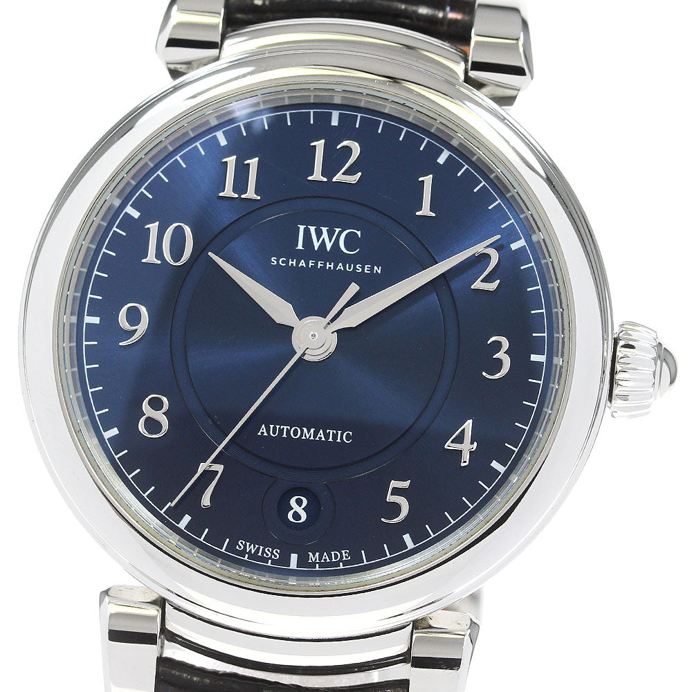 IWC SCHAFFHAUSEN Da Vinci Automatic 36 IW458312 Date Navy Dial Automatic Men's Watch_832380