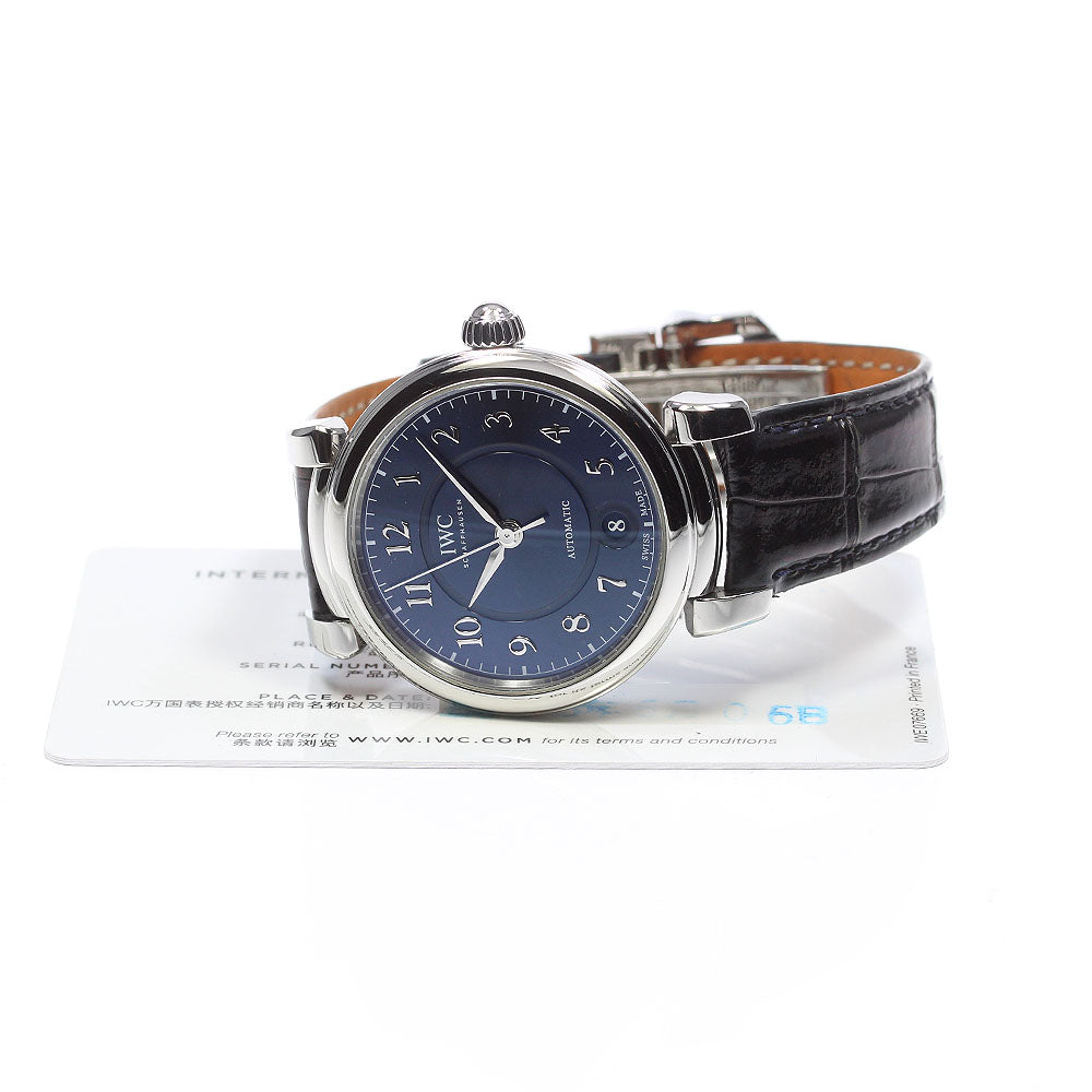 IWC SCHAFFHAUSEN Da Vinci Automatic 36 IW458312 Date Navy Dial Automatic Men's Watch_832380