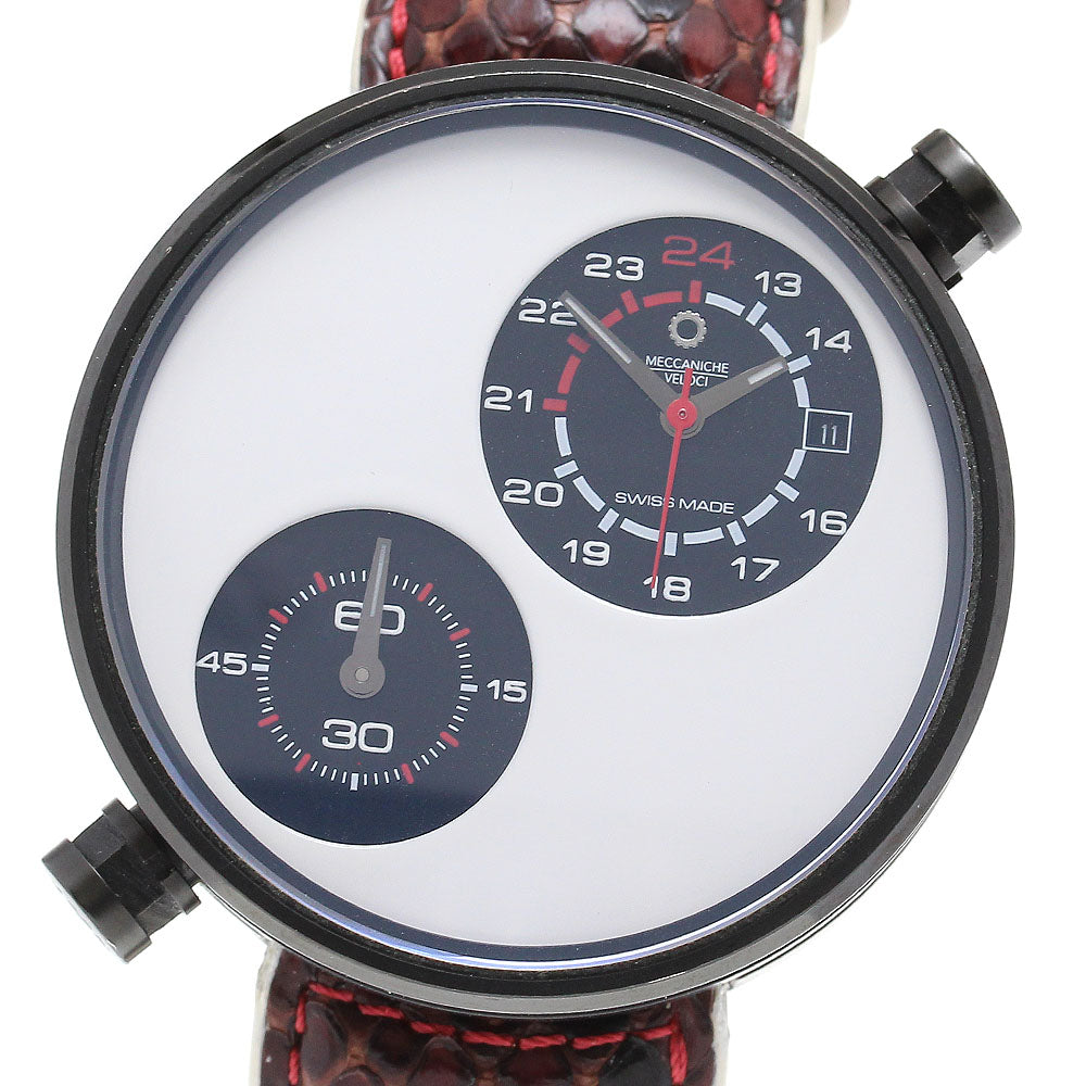 MECCANICHE VELOCI Duevalvore W125K274 Car fairing limited edition White / black Dial Automatic Men's Watch_832400