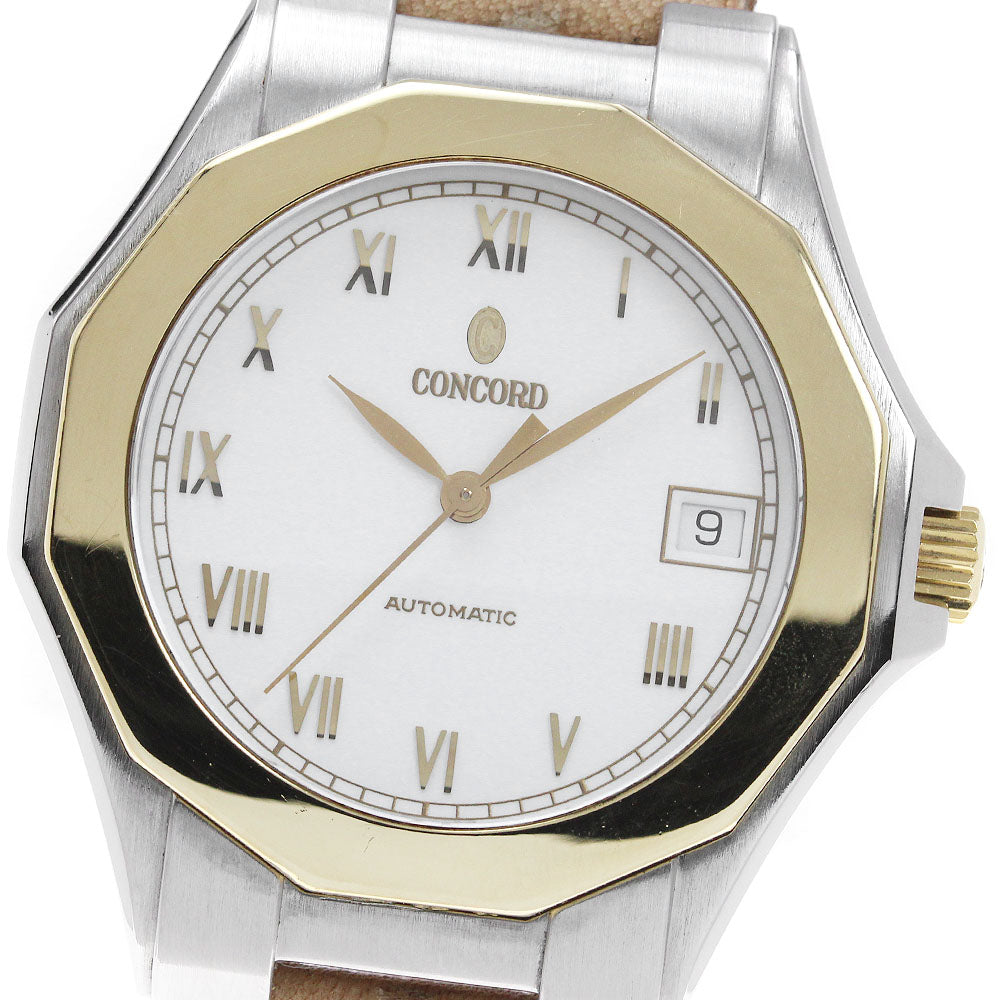 Concord Marina Limited Edition 15.A9.112 YG bezel white Dial Automatic Men's Watch_832423