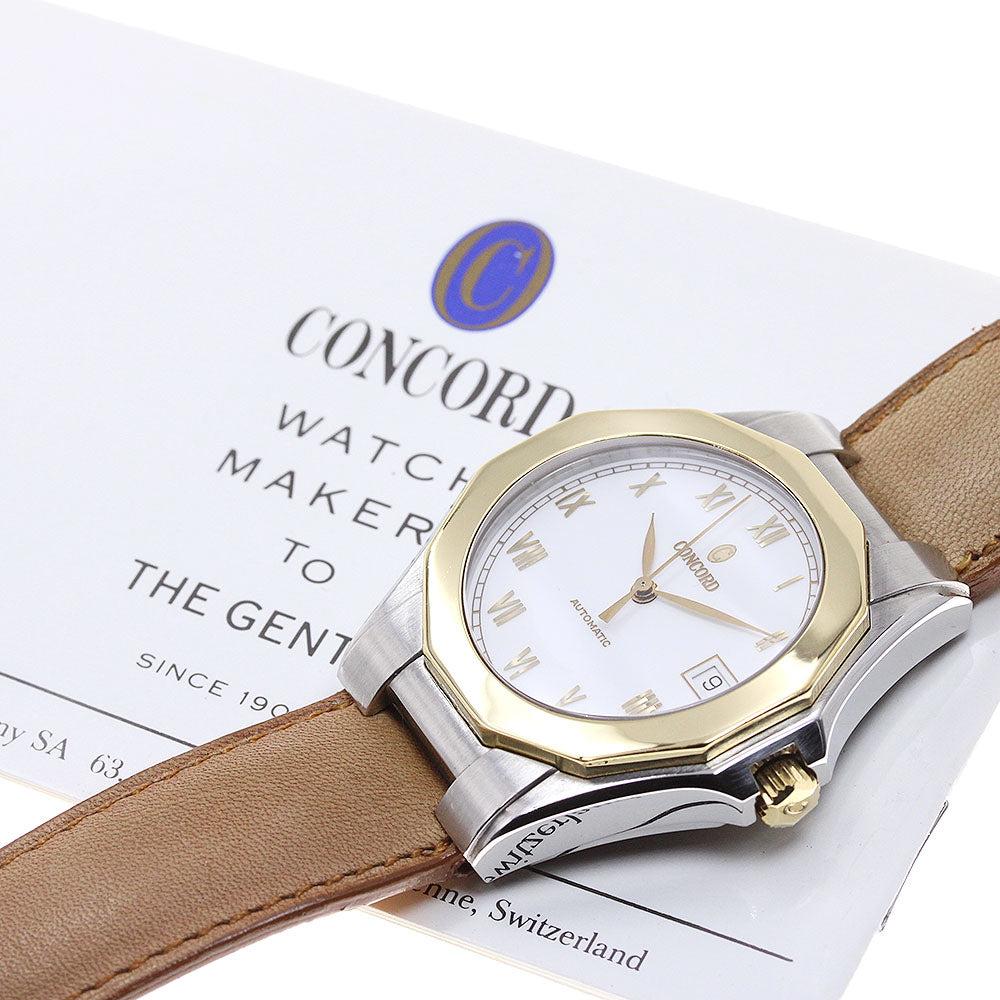 Concord Marina Limited Edition 15.A9.112 YG bezel white Dial Automatic Men's Watch_832423