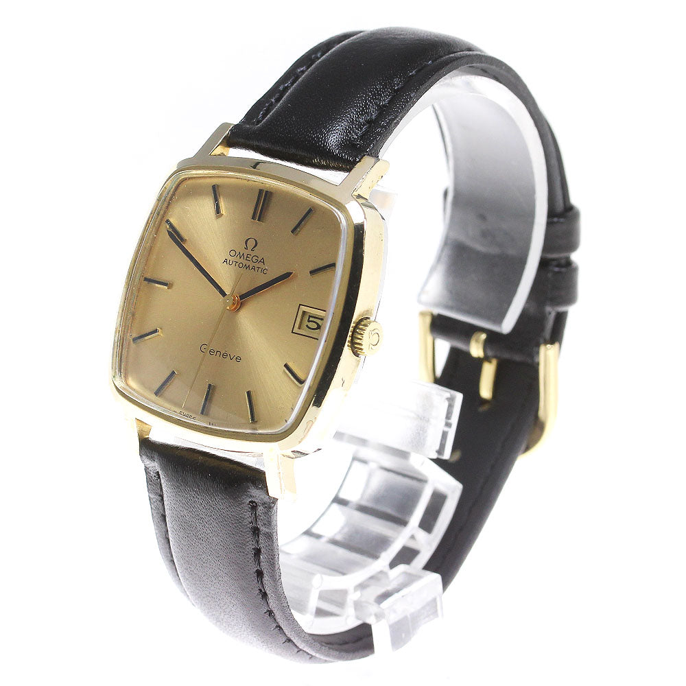 OMEGA Geneve 162.0060 Square cal.1012 Gold Dial Automatic Men's Watch_832447