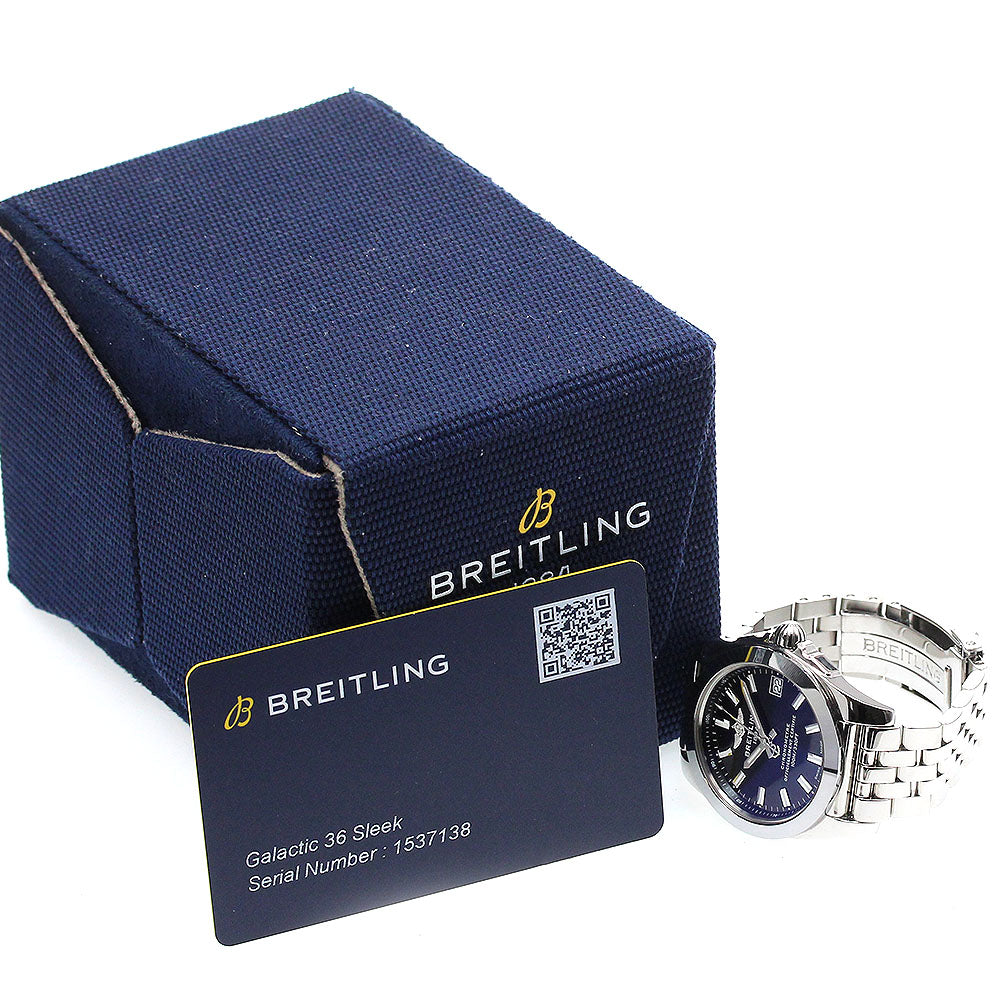 BREITLING Galactic W74330 Date black Dial Quartz Ladies Watch_832511