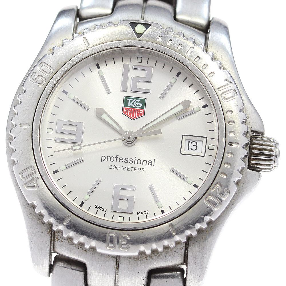 TAG HEUER Link WT1212 Date Silver Dial Quartz Men's Watch_832569