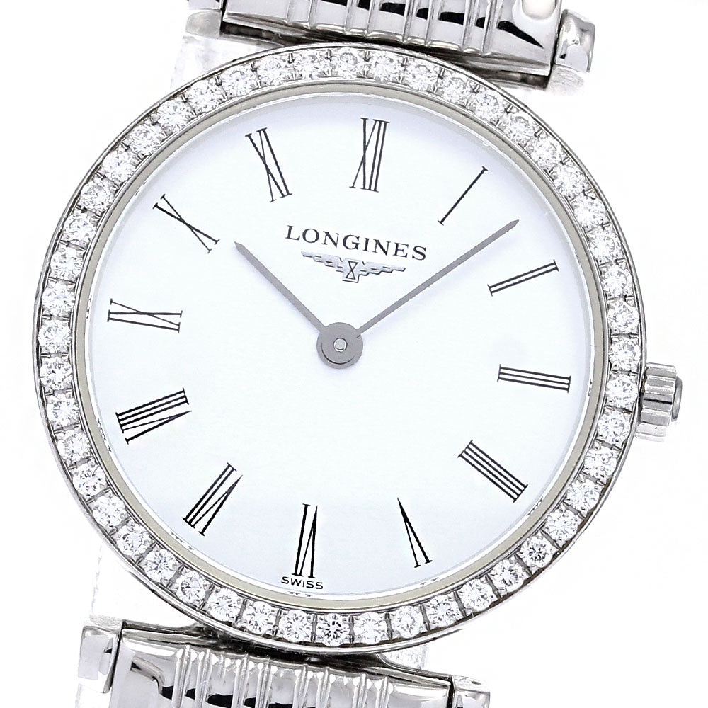 LONGINES La Grande Classique L4.241.0 Diamond Bezel Quartz Ladies Watch_832774