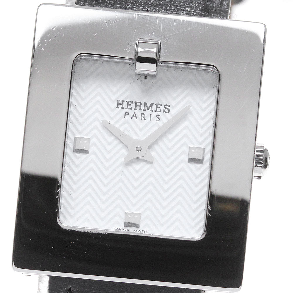HERMES Belt watch BE1.110 White Dial Quartz Ladies Watch_832803