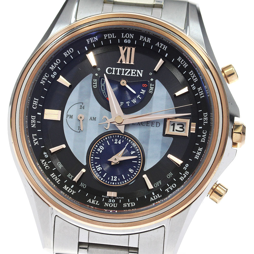CITIZEN Exceed AT9134-76F/H820-000F902 Solar Powered Radio Men's Watch_833190