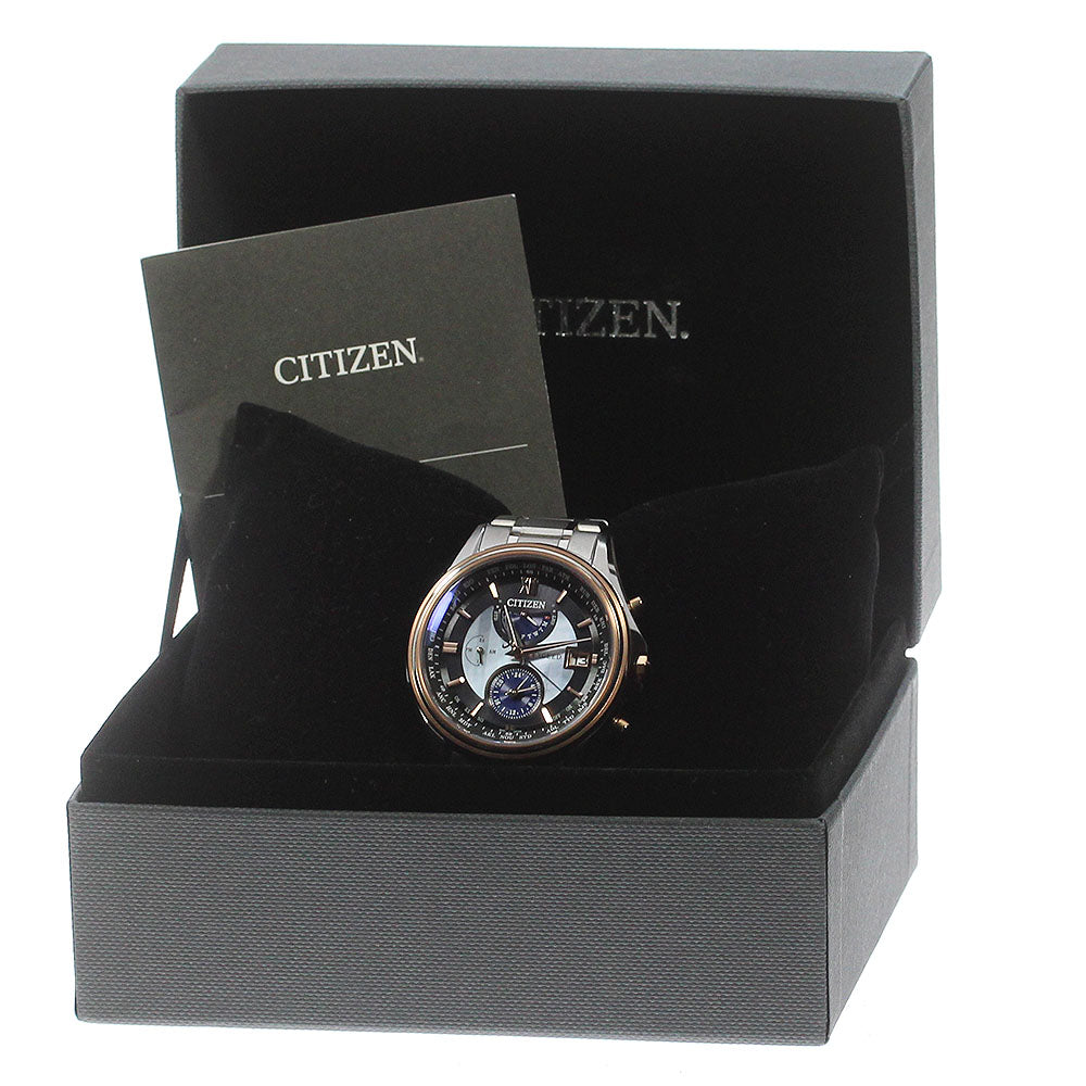 CITIZEN Exceed AT9134-76F/H820-000F902 Solar Powered Radio Men's Watch_833190