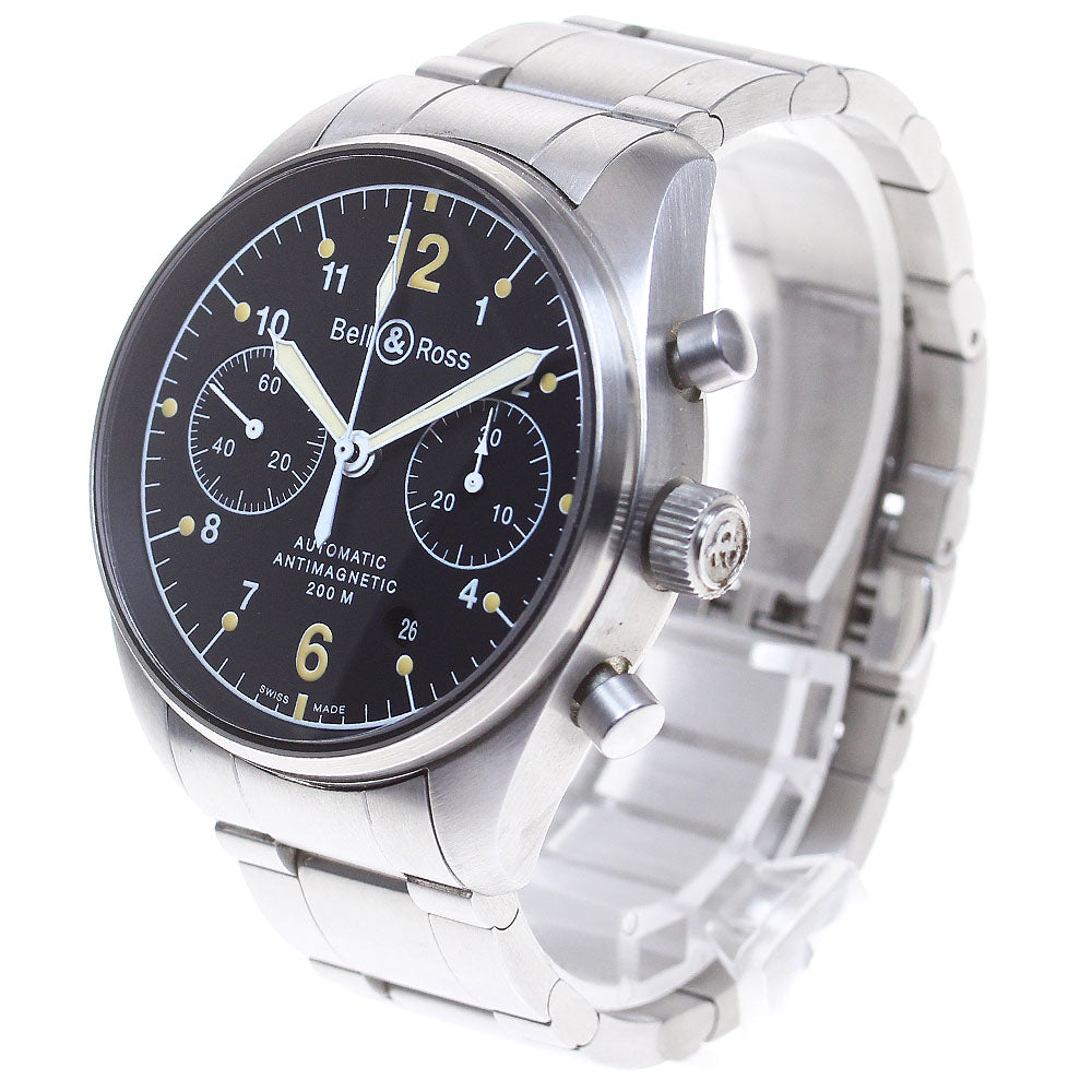Bell＆Ross Vintage 126 126B/M Chronograph Black Dial Automatic Men's _833222