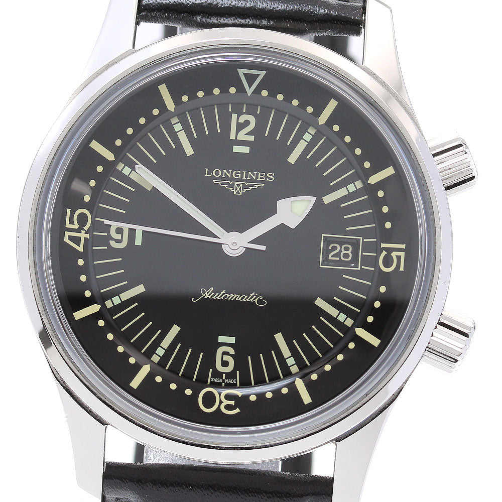 LONGINES Legend diver L3.774.4 Date Black Dial Automatic Men's Watch_833226