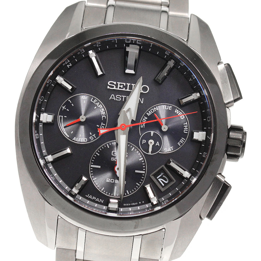 SEIKO Astron SBXC103/5X53-0AV0 GPS Black Dial Solar Powered Radio Men's _833418