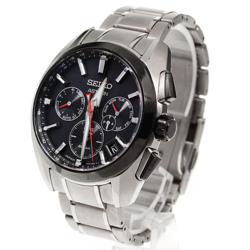 SEIKO Astron SBXC103/5X53-0AV0 GPS Black Dial Solar Powered Radio Men's _833418