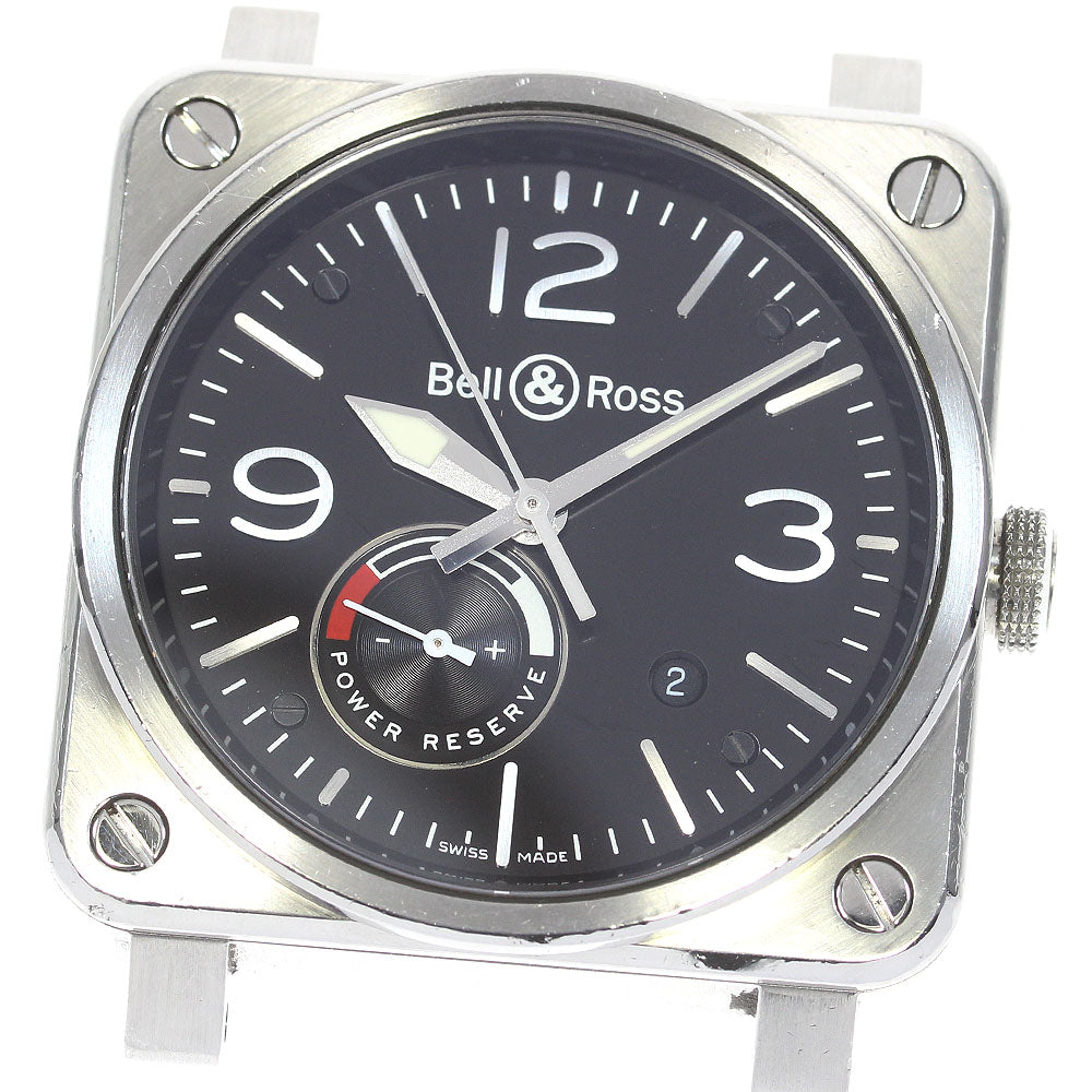 Bell＆Ross Reserve de Marche BR0397-BL-SI/SCA/2 Power reserve black Dial Automatic Men's Watch_833438