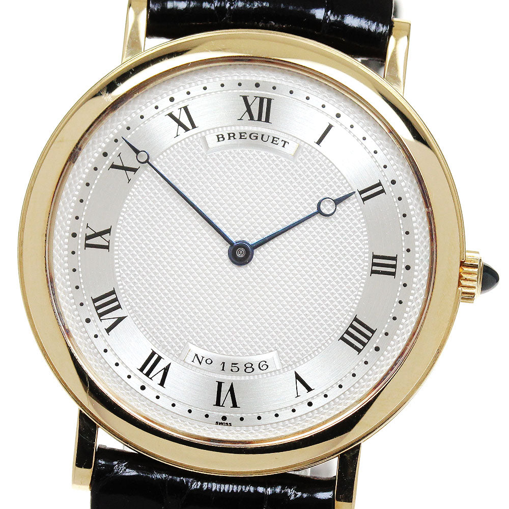 Breguet Classic 3390 18K Yellow Gold Silver Dial Automatic Men's Watch_833492