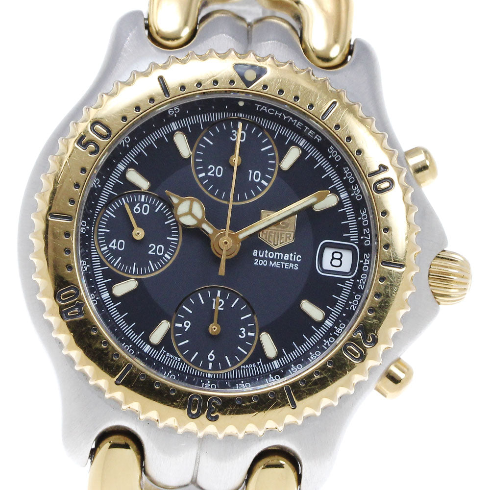 TAG HEUER S/el CG2121-R0 Chronograph black Dial Automatic Men's Watch_833646