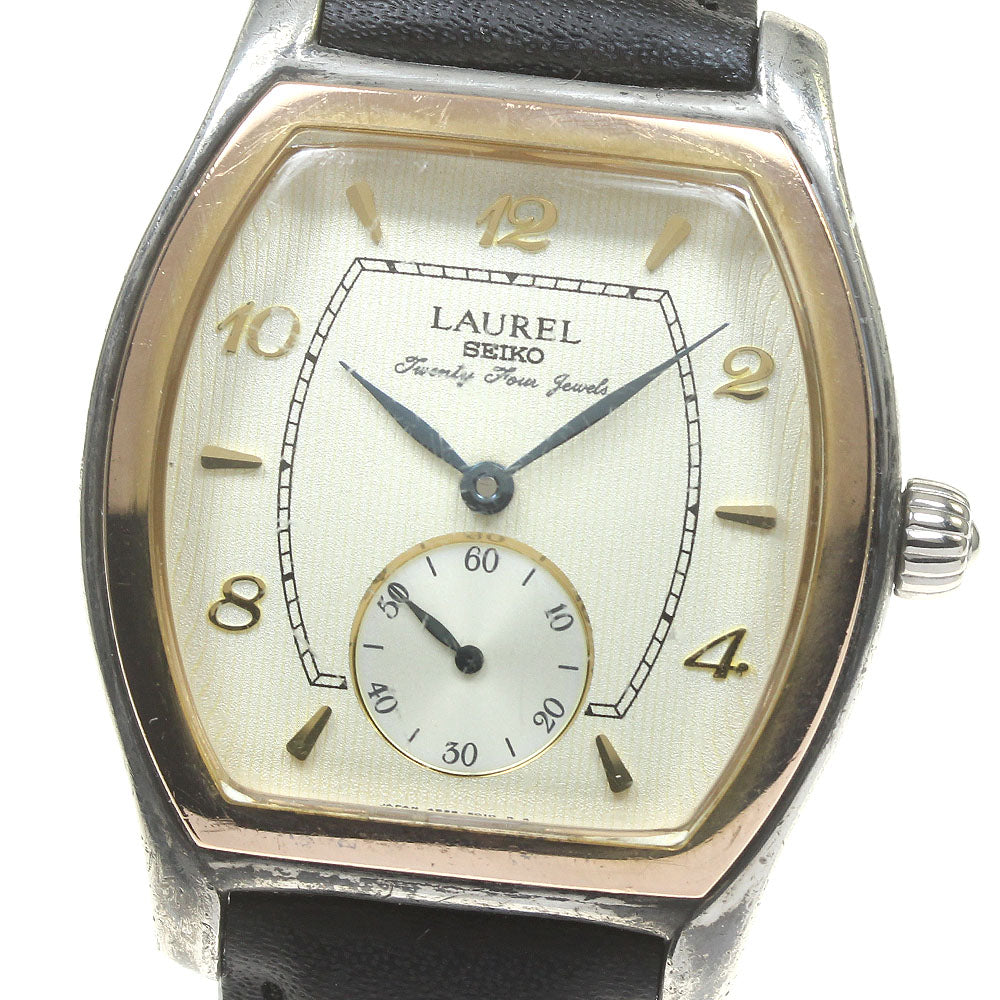 SEIKO Laurel 4S28-5010/LJAK600 Small seconds Hand Winding Men's Watch_833668