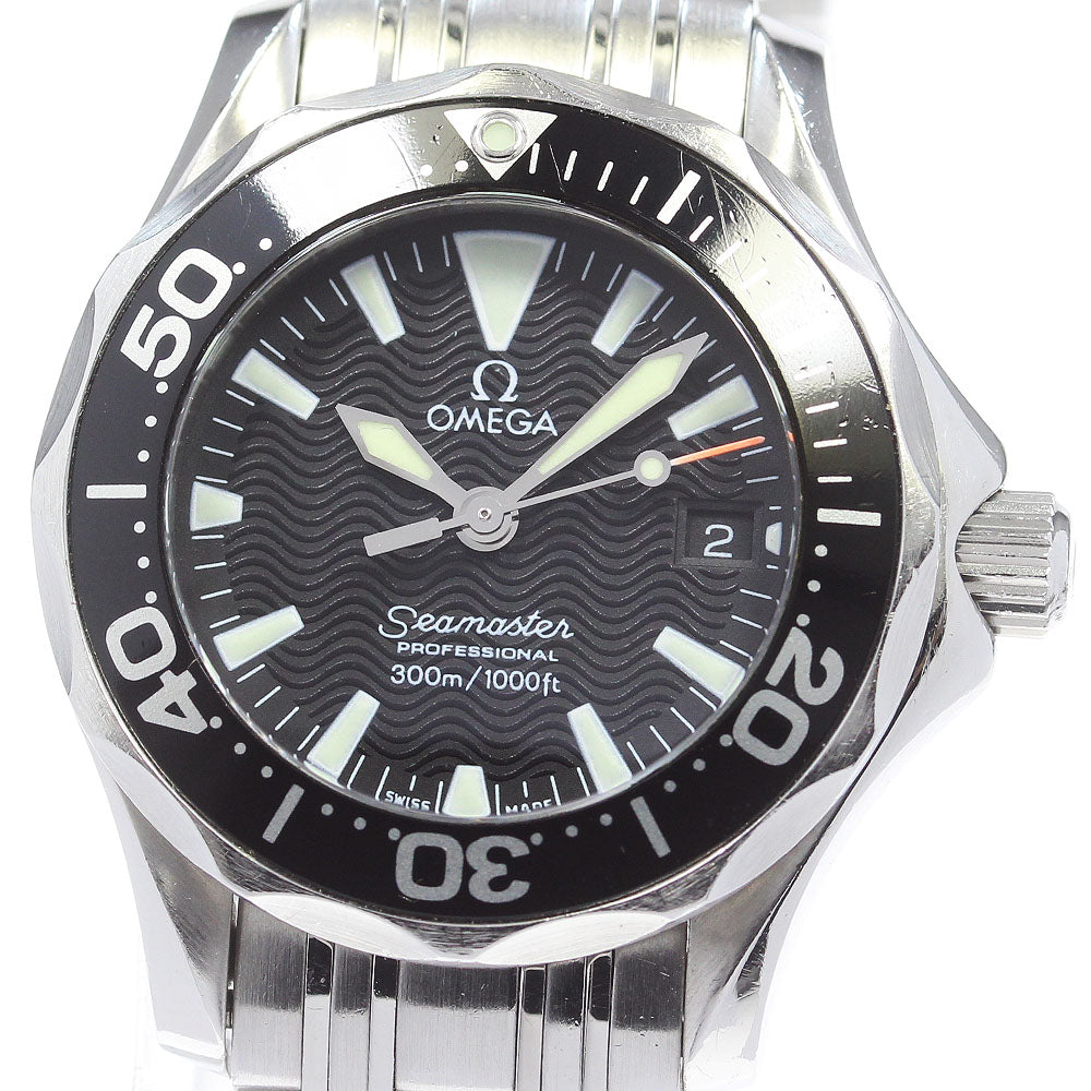 OMEGA Seamaster 300M Professional 2284.50 Black Dial Quartz Ladies Watch_833669