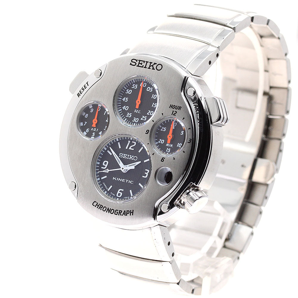 SEIKO Kinetic Chrono SBXZ001/9T82-0A10 first model Auto quartz Men's_833716