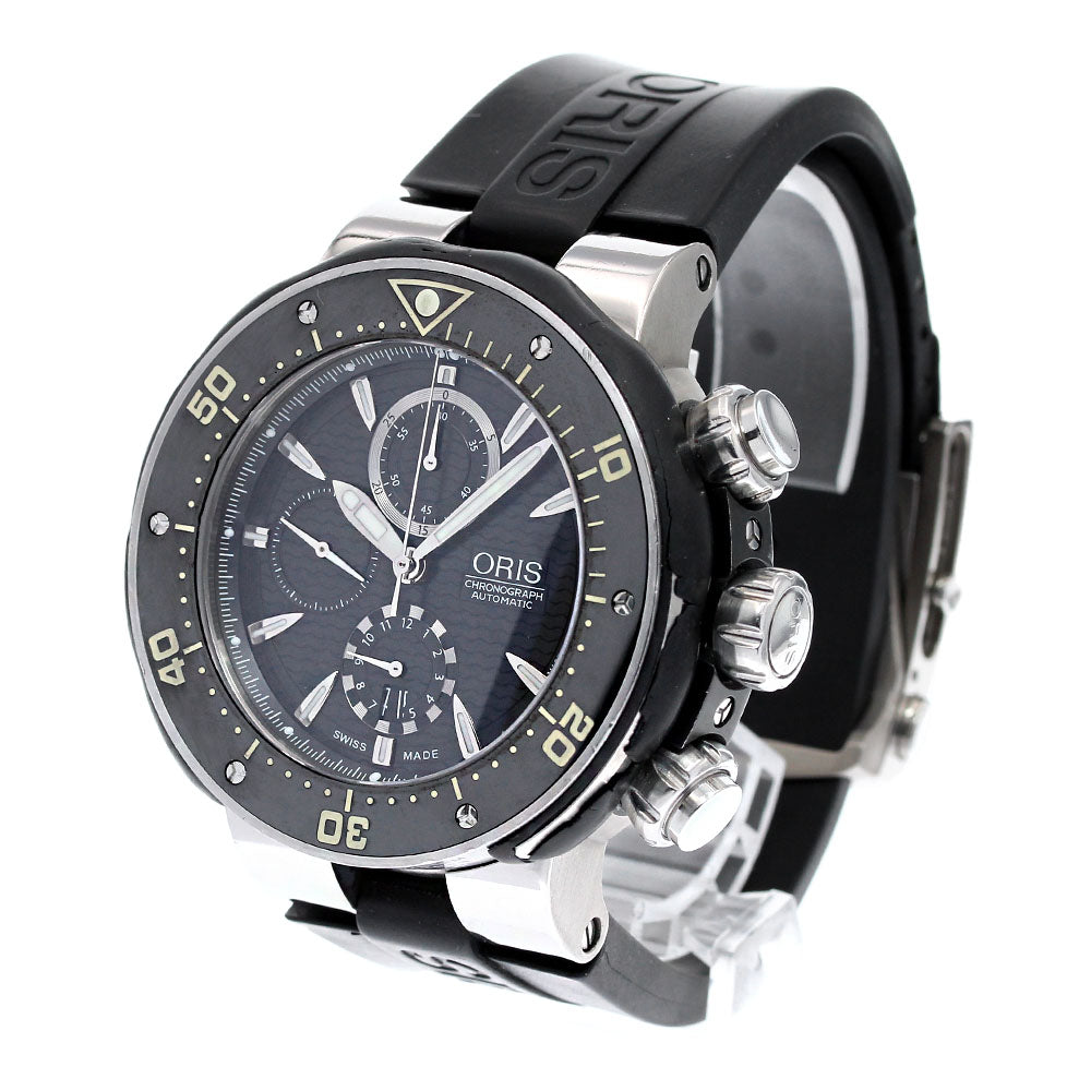 ORIS Professional diver 7630-71 Chronograph Date black Dial Automatic Men's Watch_833726