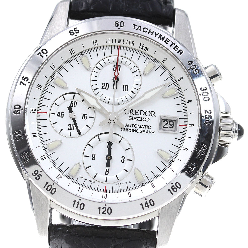 SEIKO CREDOR Phoenix 6S78-0A30/GCBP99/ Chronograph Silver Dial Automatic Men's Watch_833767