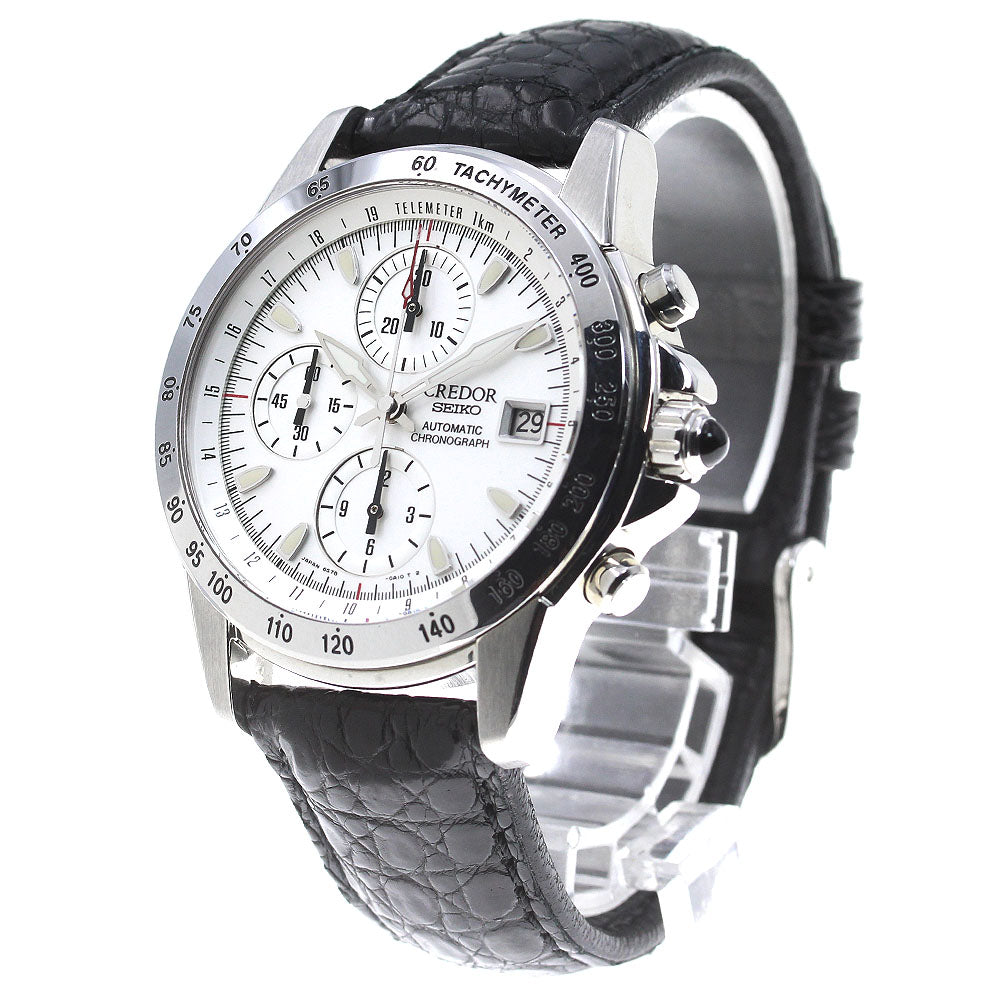 SEIKO CREDOR Phoenix 6S78-0A30/GCBP99/ Chronograph Silver Dial Automatic Men's Watch_833767