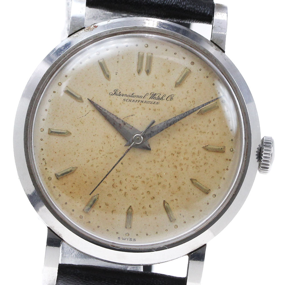 IWC SCHAFFHAUSEN Round Vintage Silver Dial Hand Winding Men's Watch_833819