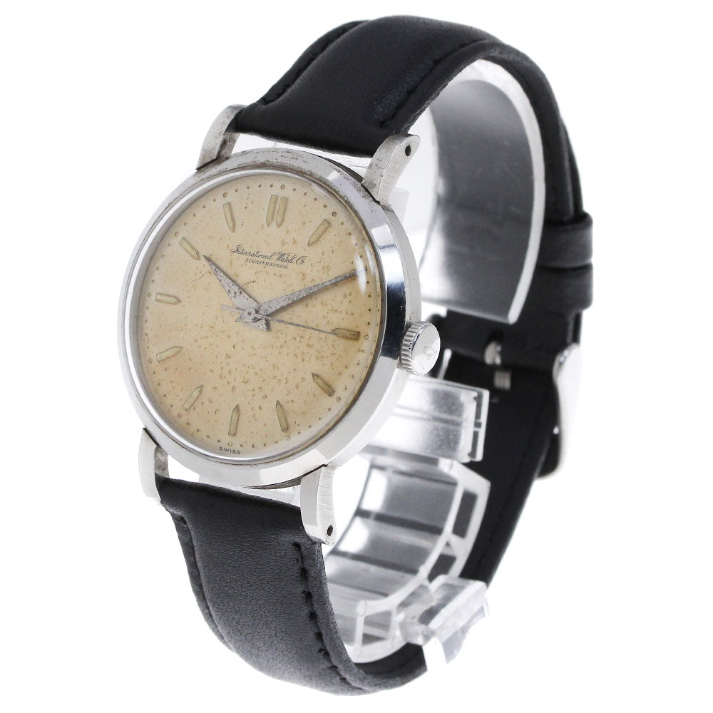 IWC SCHAFFHAUSEN Round Vintage Silver Dial Hand Winding Men's Watch_833819