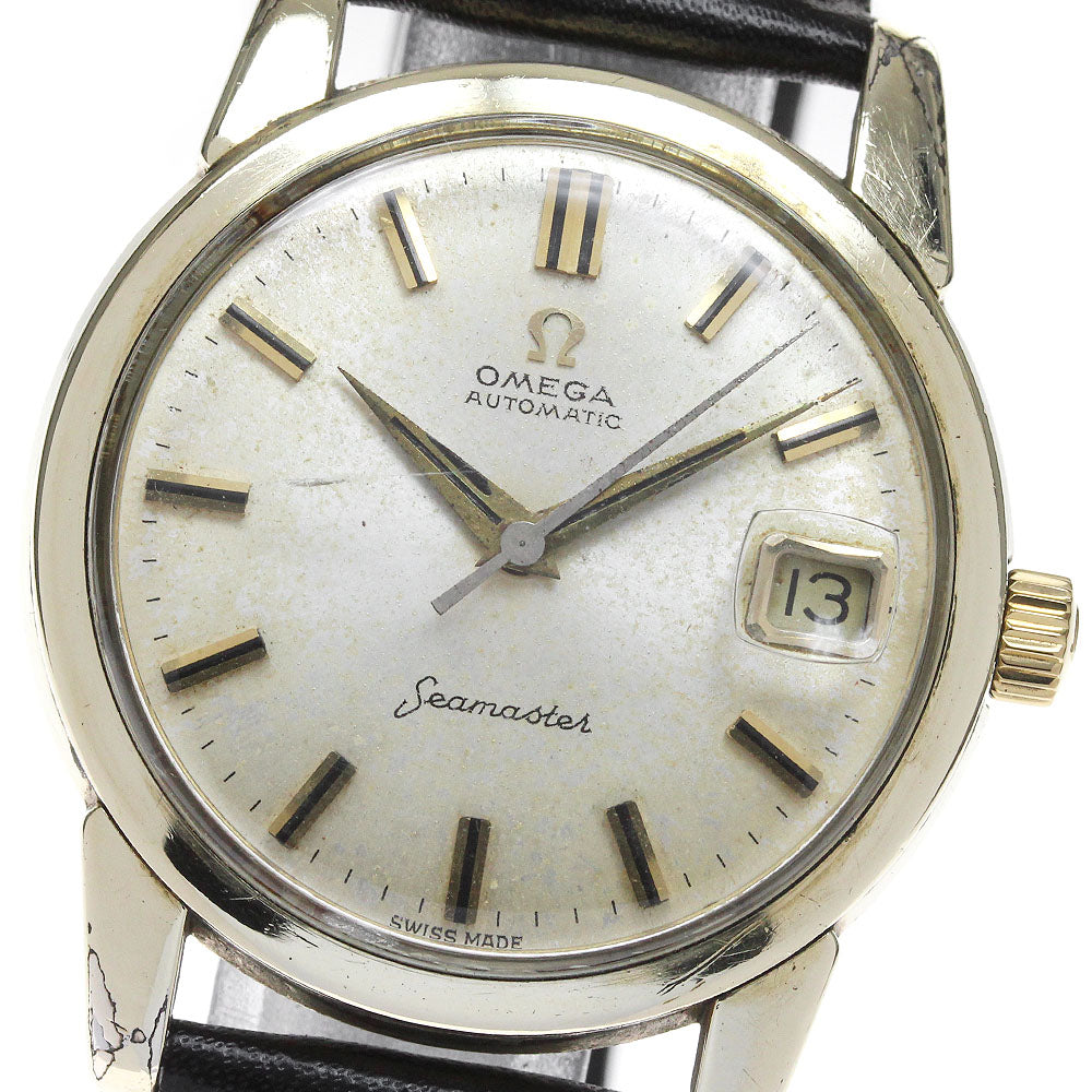OMEGA Seamaster 166.009 Date Cal.562 Silver Dial Automatic Men's Watch_833835