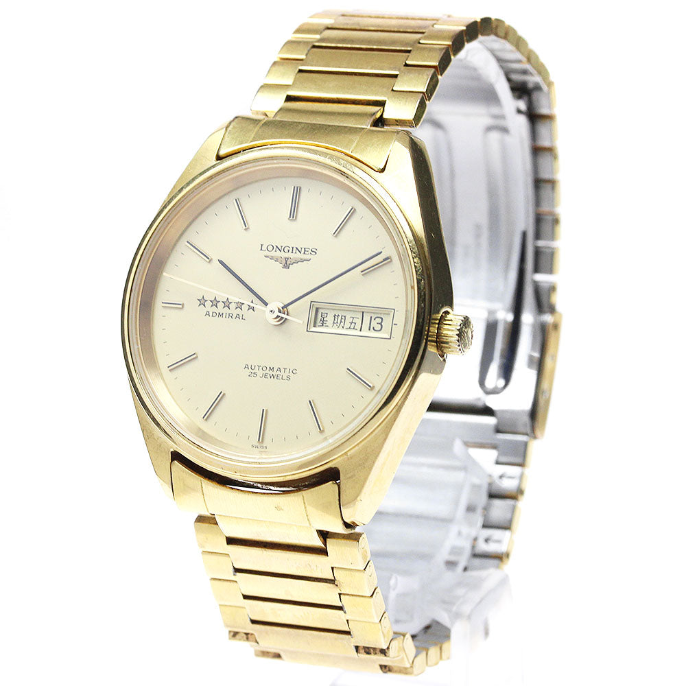 LONGINES Admiral 5 Star L7.634.2 Day date Gold Dial Automatic Men's Watch_833836