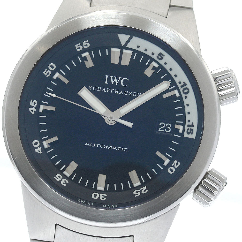 IWC Aqua timer IW354807 Date Black Dial Automatic Men's Watch_833853